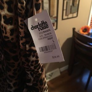 Charlotte Russe dress cheetah print